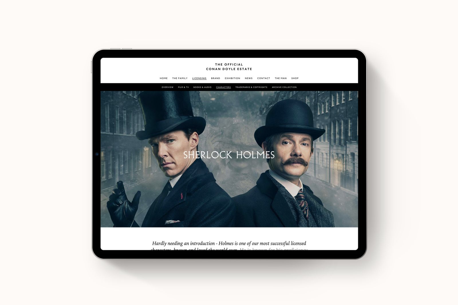 Conan Doyle Estate Website 93ft