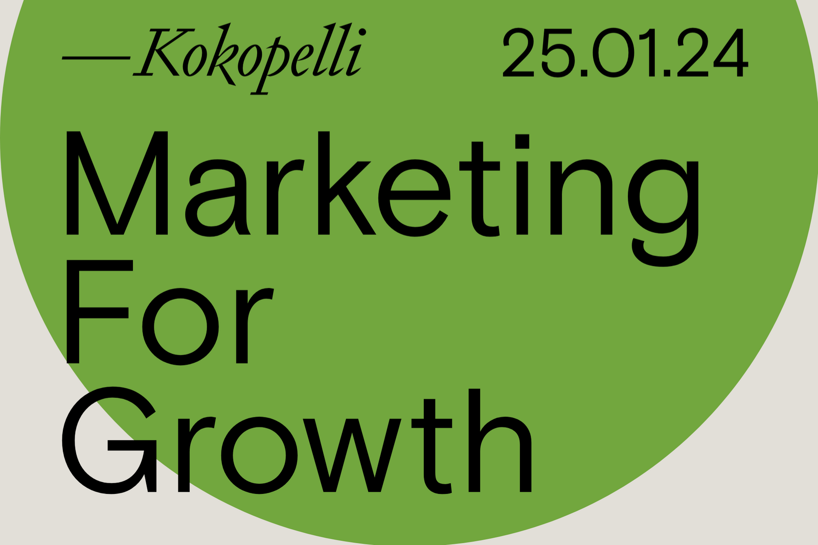 93 features - Marketing For Growth, with London based marketing agency Kokopelli