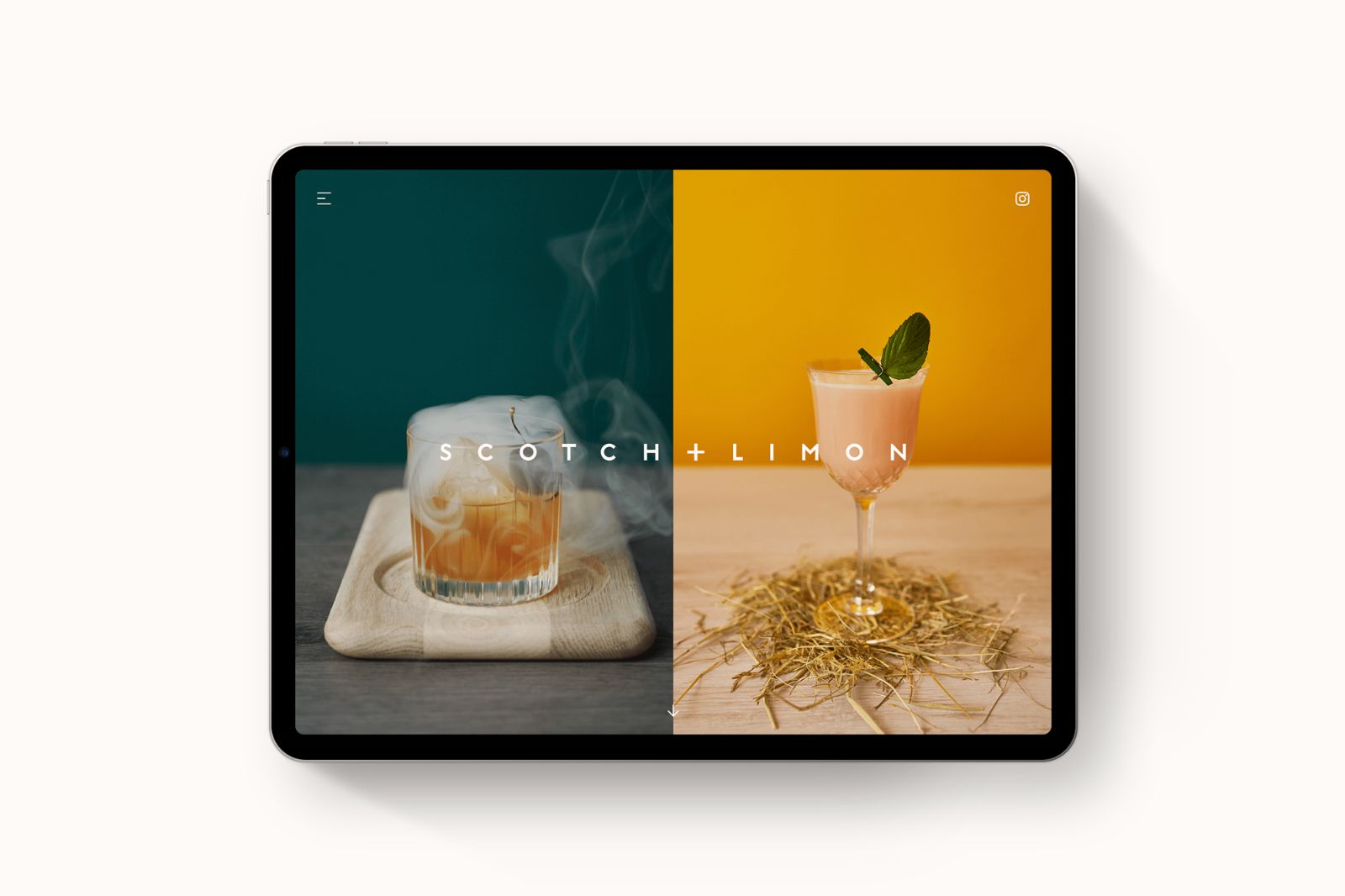 Scotch and Limon drinks and bar consultancy website design and development by 93ft Sheffield