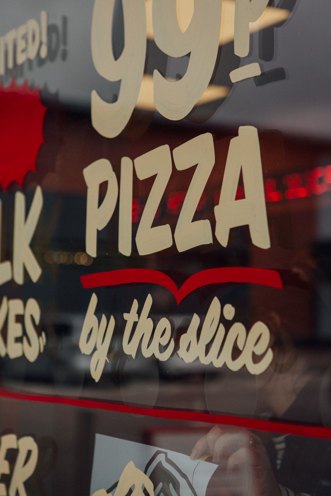 Pizza New York Sign Writing