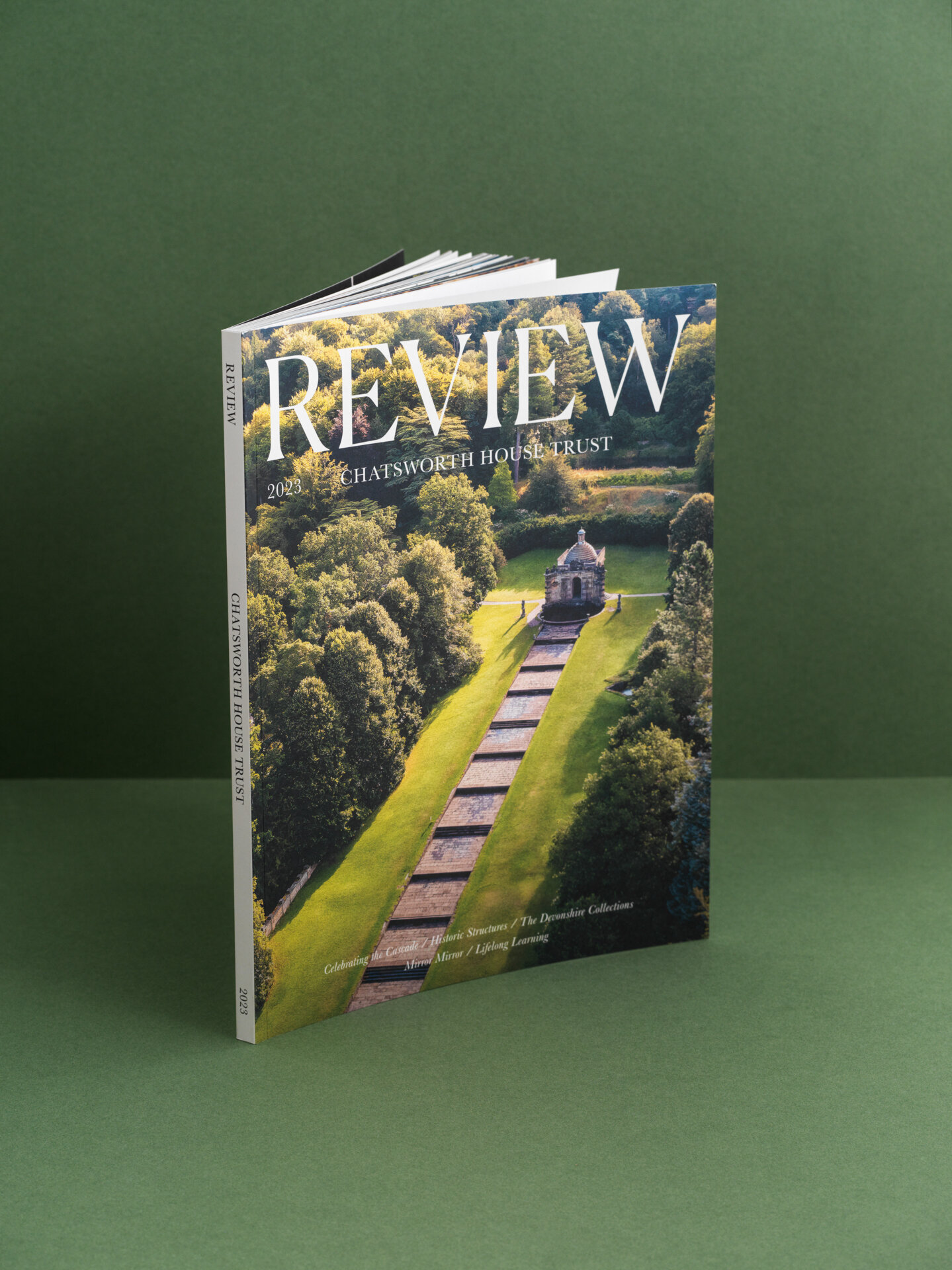 Chatsworth House Trust - A creative approach to designing and printing an annual review