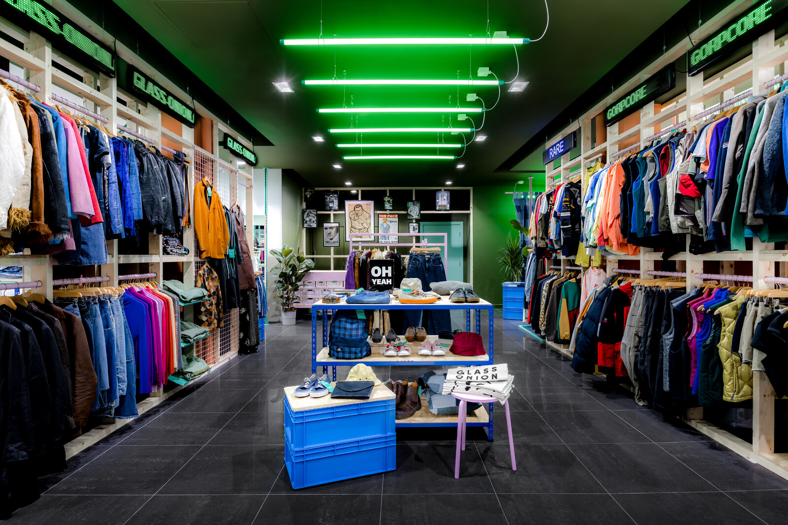 Glass Onion - Flagship store design for sustainable clothing brand