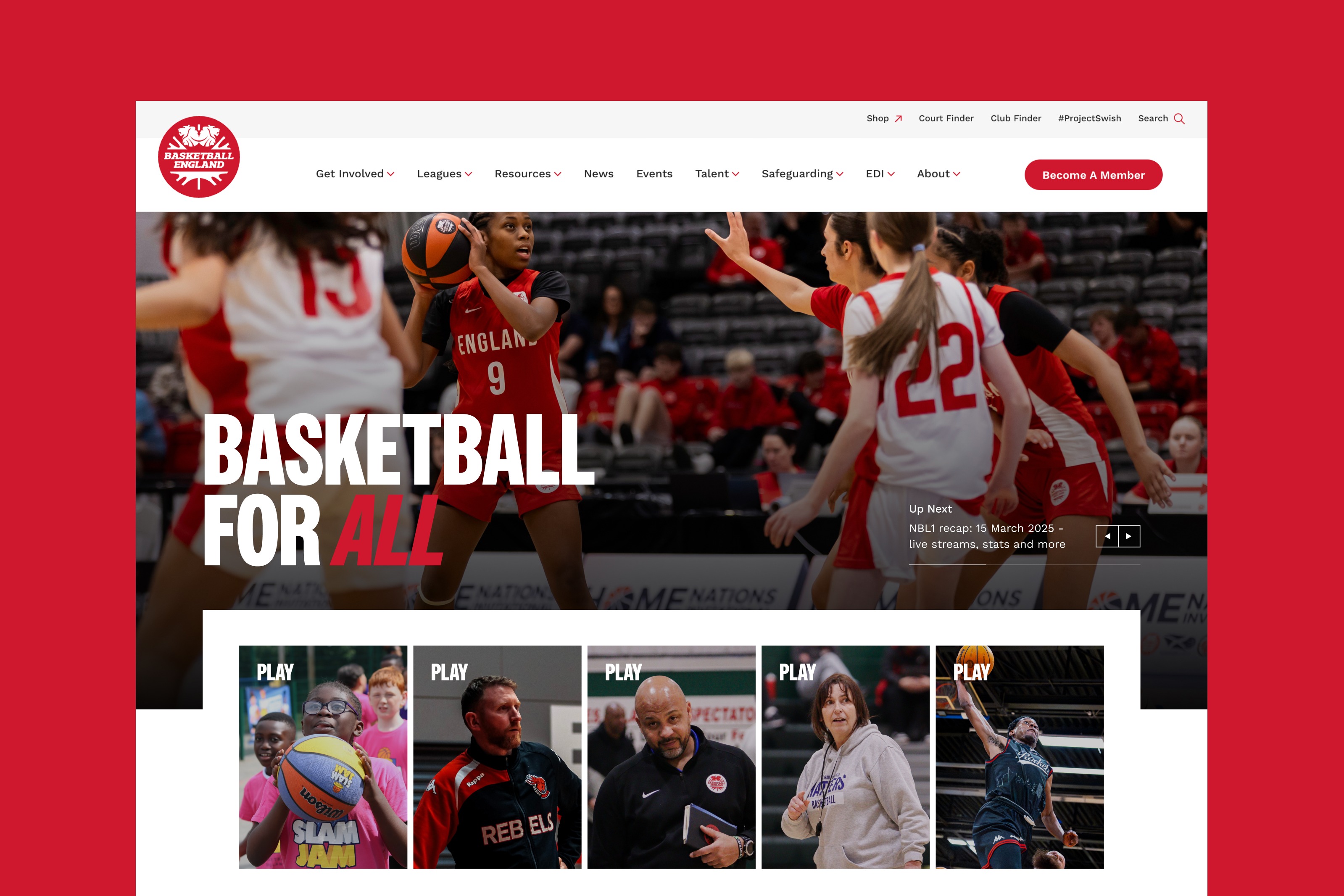 Basketball England Project