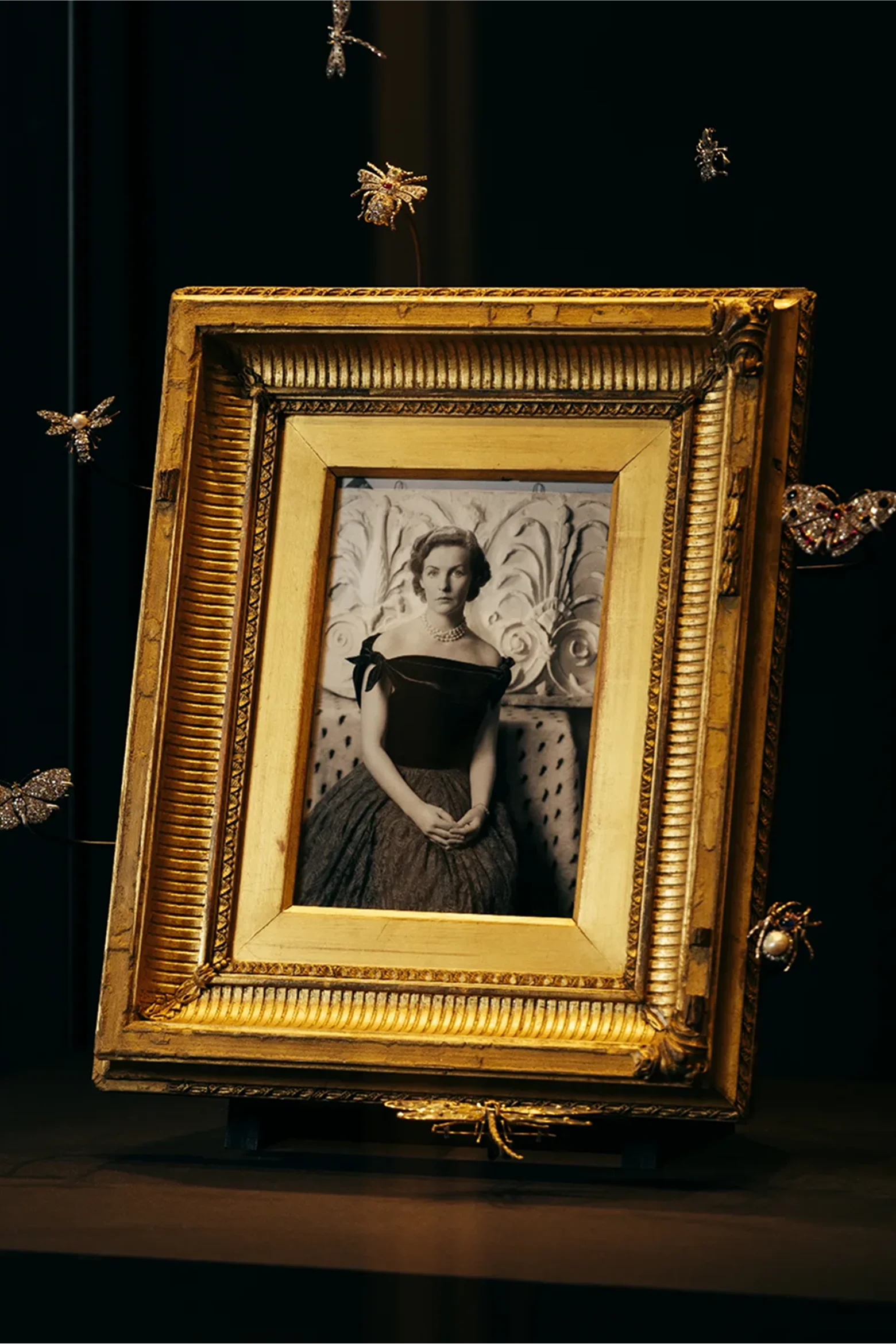 Golden framed image of the Duchess